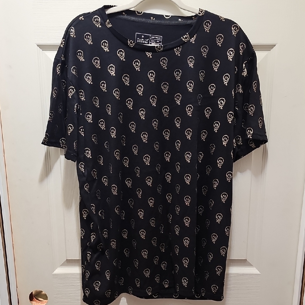 Black Skull Print T-Shirt